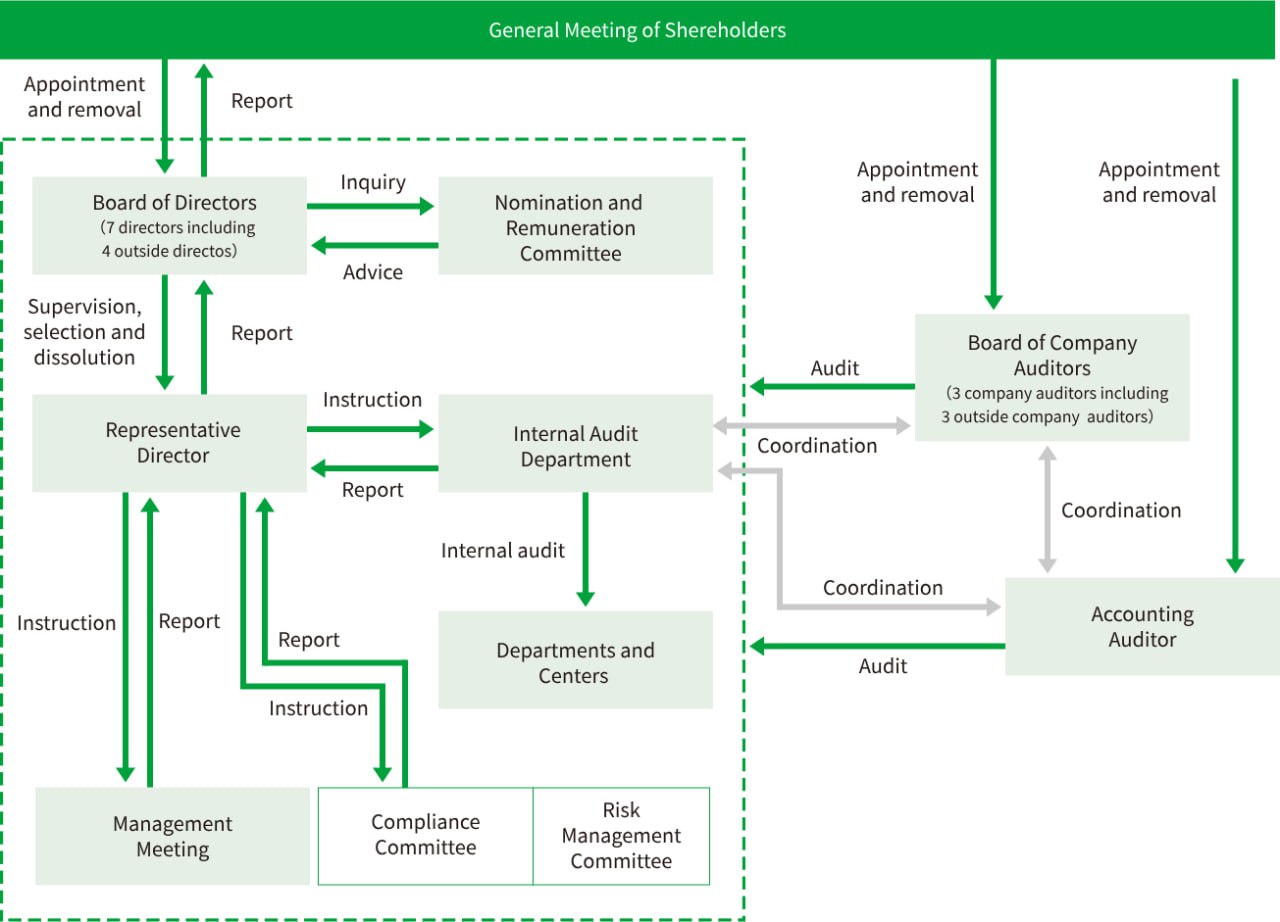 Corporate Governance Structure Diagram